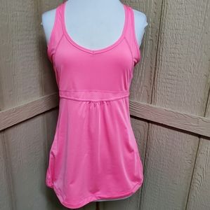 Lucy WORKOUT Racerback Tank Top Pink Womens Small